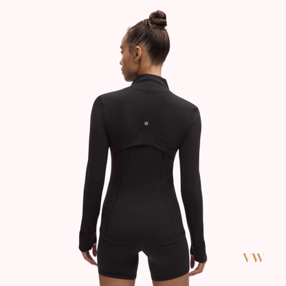 lululemon define jacket nulu black & Gold zipper