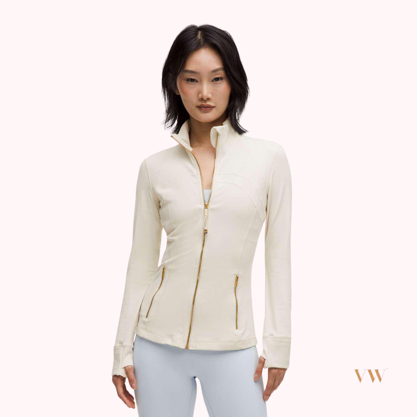lululemon define jacket nulu black & Gold zipper