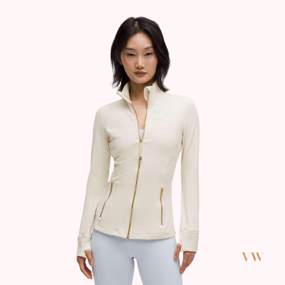 lululemon define jacket nulu black & Gold zipper