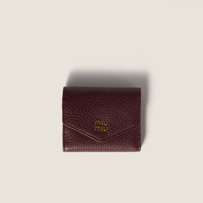 miu miu leather wallet