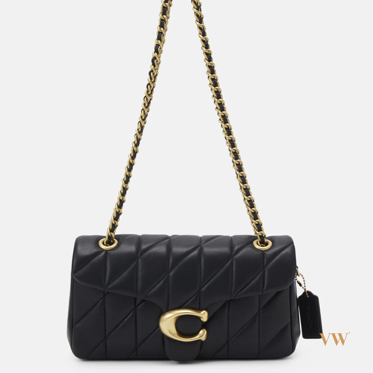 Coach quilted tabby