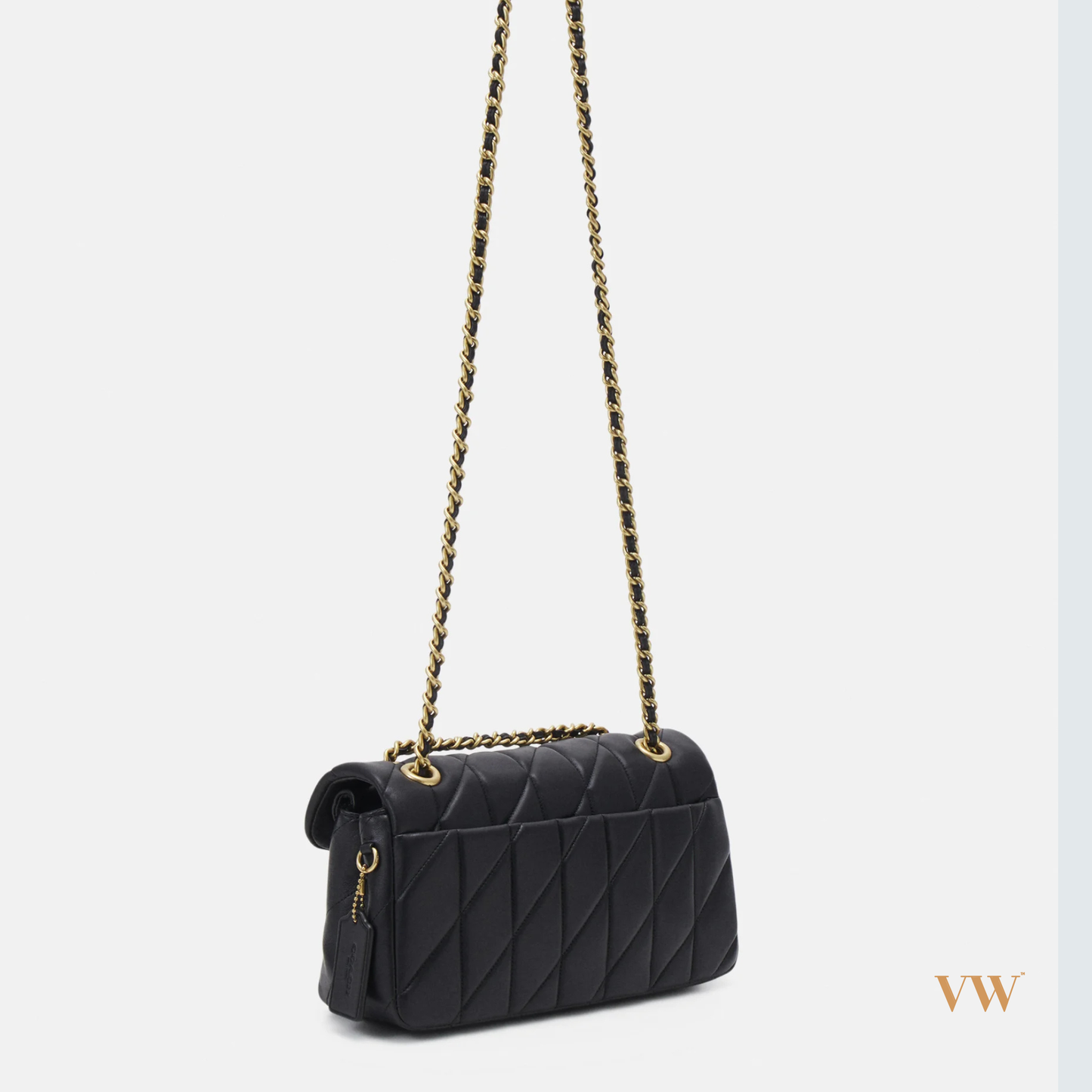 Coach quilted tabby