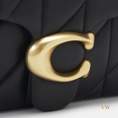 Coach quilted tabby