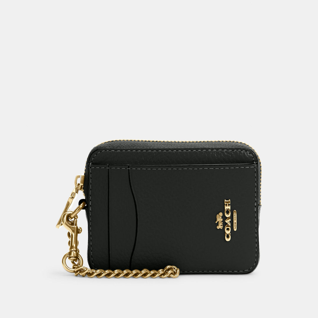 Coach zip card case