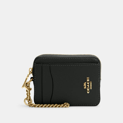 Coach zip card case